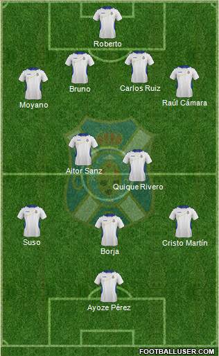 C.D. Tenerife S.A.D. Formation 2014