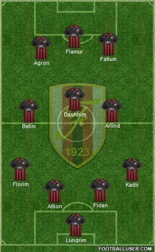 KS Flamurtari Vlorë Formation 2014