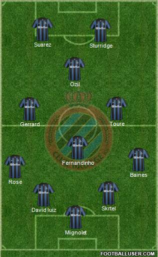 Club Brugge KV Formation 2014