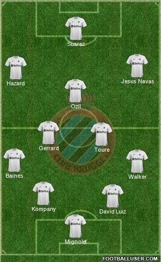 Club Brugge KV Formation 2014