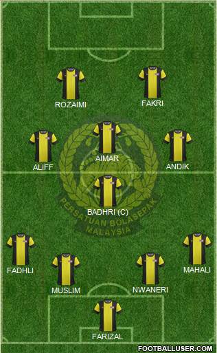 Malaysia Formation 2014