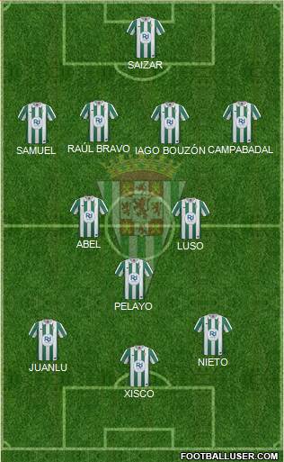 Córdoba C.F., S.A.D. Formation 2014