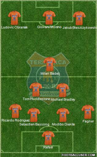 Termalica Bruk-Bet Nieciecza Formation 2014