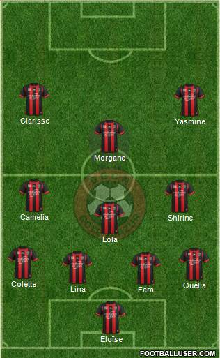 OGC Nice Côte d'Azur Formation 2014