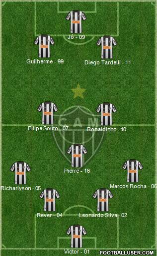 C Atlético Mineiro Formation 2014