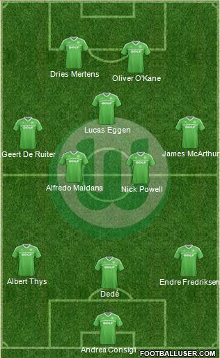 VfL Wolfsburg Formation 2014