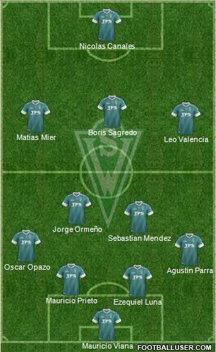 CD Santiago Wanderers S.A.D.P. Formation 2014