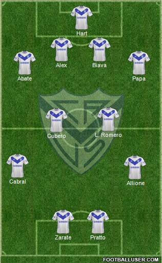 Vélez Sarsfield Formation 2014