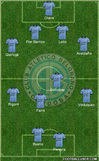 Belgrano de Córdoba Formation 2014