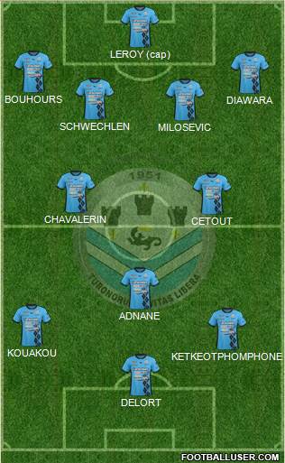 Tours Football Club Formation 2014