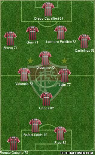 Fluminense FC Formation 2014