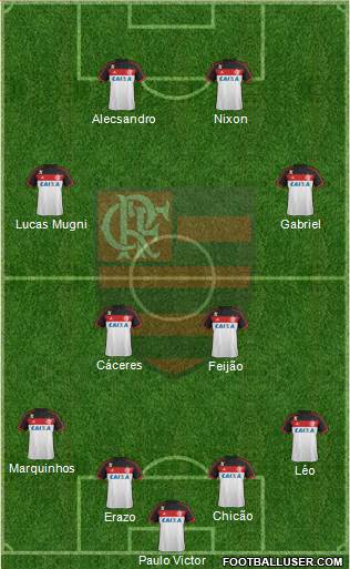 CR Flamengo Formation 2014