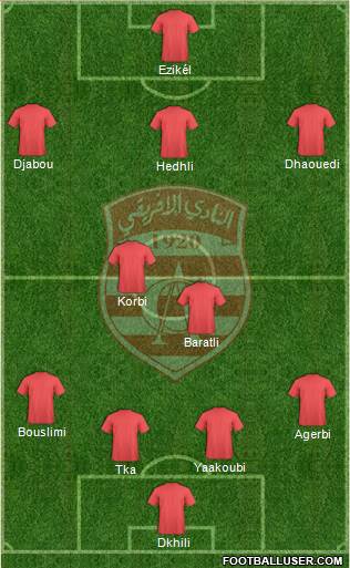 Club Africain Tunis Formation 2014