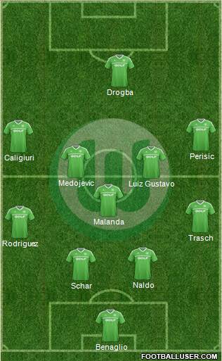 VfL Wolfsburg Formation 2014