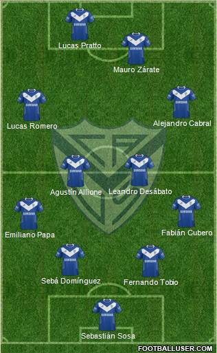 Vélez Sarsfield Formation 2014