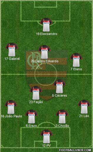 CR Flamengo Formation 2014