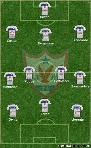 Águia de Marabá FC Formation 2014