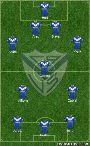 Vélez Sarsfield Formation 2014