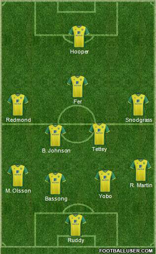 Norwich City Formation 2014