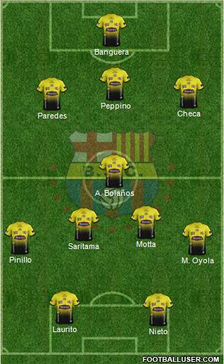 Barcelona SC Formation 2014