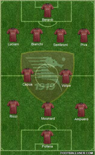 Salernitana Formation 2014