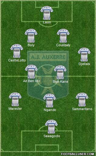 A.J. Auxerre Formation 2014