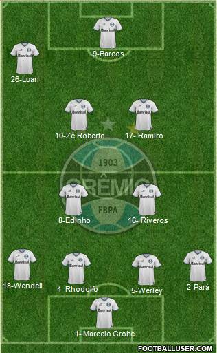 Grêmio FBPA Formation 2014