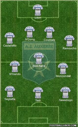 A.J. Auxerre Formation 2014