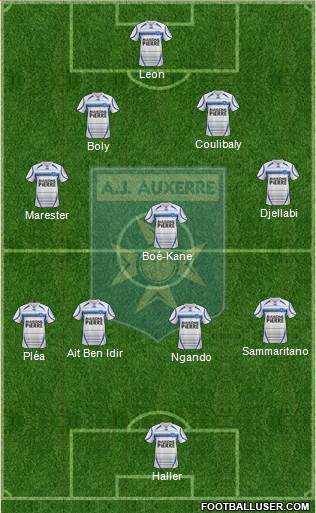 A.J. Auxerre Formation 2014