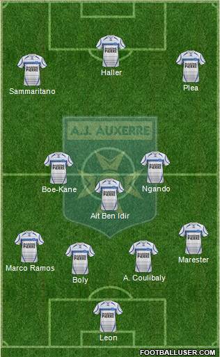 A.J. Auxerre Formation 2014