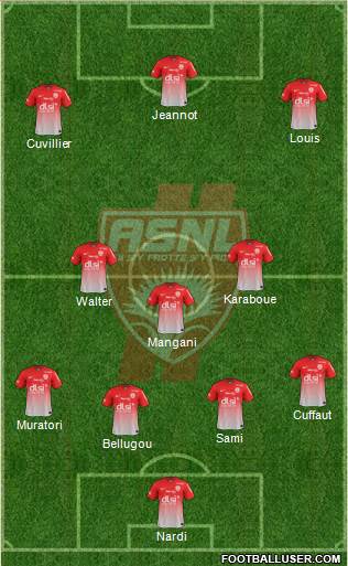 A.S. Nancy Lorraine Formation 2014