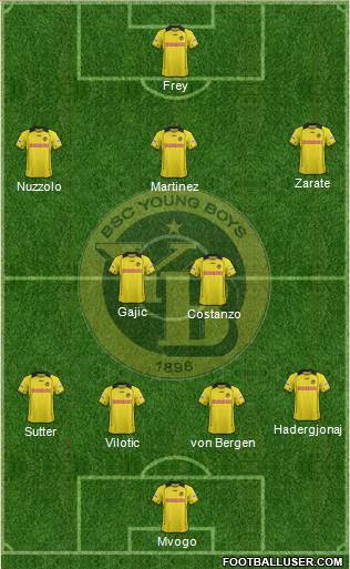 BSC Young Boys Formation 2014