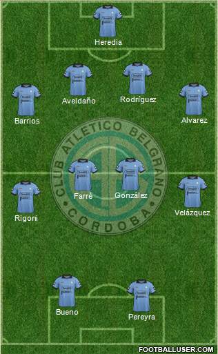 Belgrano de Córdoba Formation 2014