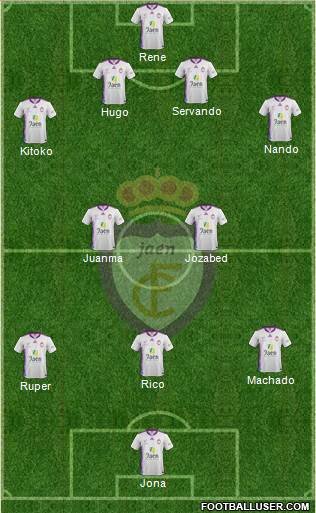 Real Jaén C.F. Formation 2014