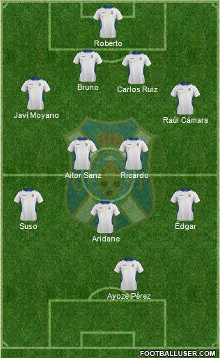 C.D. Tenerife S.A.D. Formation 2014