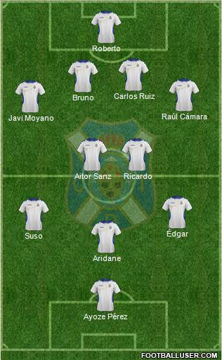 C.D. Tenerife S.A.D. Formation 2014