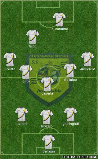 Juve Stabia Formation 2014