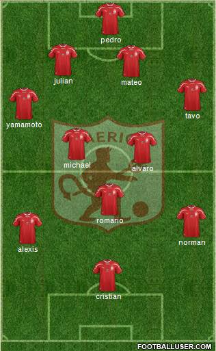 CD América de Cali Formation 2014