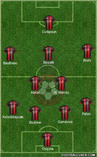 OGC Nice Côte d'Azur Formation 2014