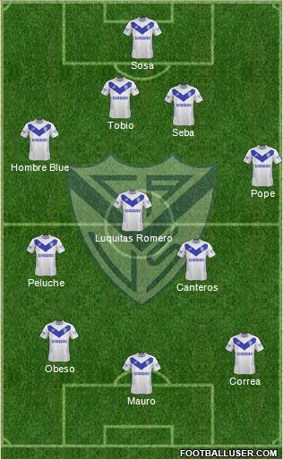 Vélez Sarsfield Formation 2014