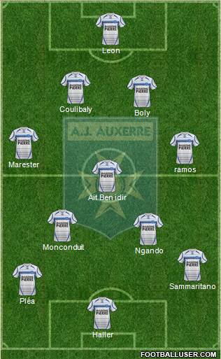 A.J. Auxerre Formation 2014