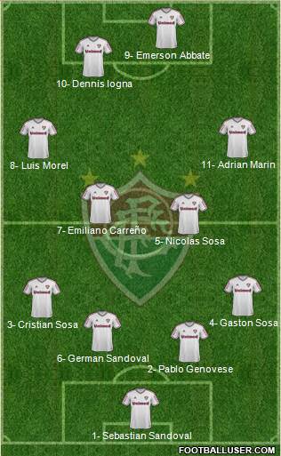 Fluminense FC Formation 2014