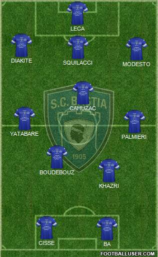 Sporting Club Bastia Formation 2014