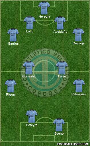 Belgrano de Córdoba Formation 2014