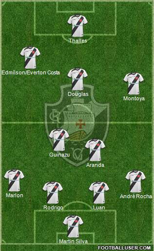 CR Vasco da Gama Formation 2014