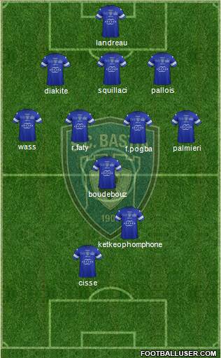 Sporting Club Bastia Formation 2014