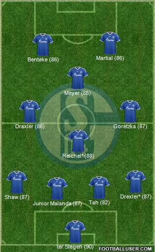 FC Schalke 04 Formation 2014