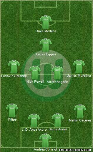 VfL Wolfsburg Formation 2014