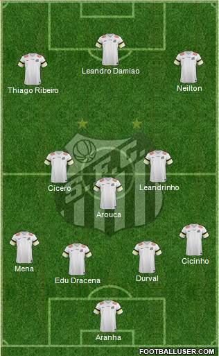 Santos FC Formation 2014