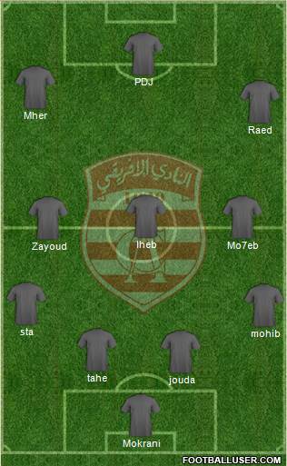 Club Africain Tunis Formation 2014